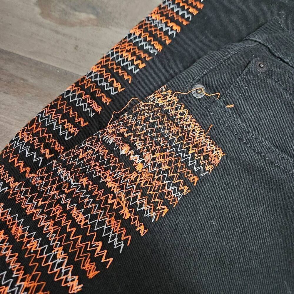 Levi's Hand-Embroidered Jeans - Picture 4 of 12